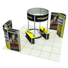 Detian offre 20x20ft portable et facilement assembler le stand de salon en tube d&#39;aluminium